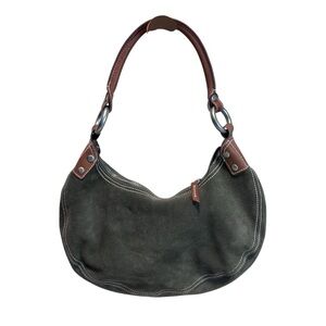 GAP - Vintage Suede Hobo Bag in Olive Green